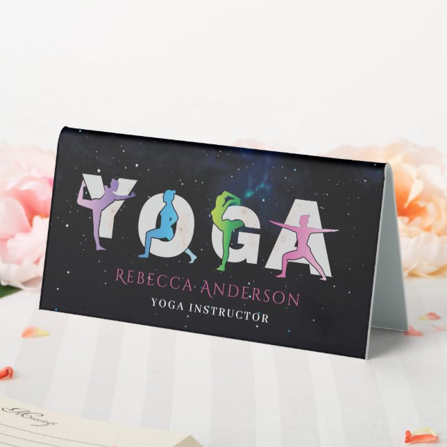 Moderner Yoga Instructor Style | Ganzheitliche Hei Tischaufsteller (In Situ (Hochzeit))