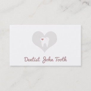 Moderner Zahnarzt-weiße Zahn-Logo-Visitenkarte Terminkarte