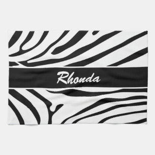 Moderner Zebra-Druck Geschirrtuch