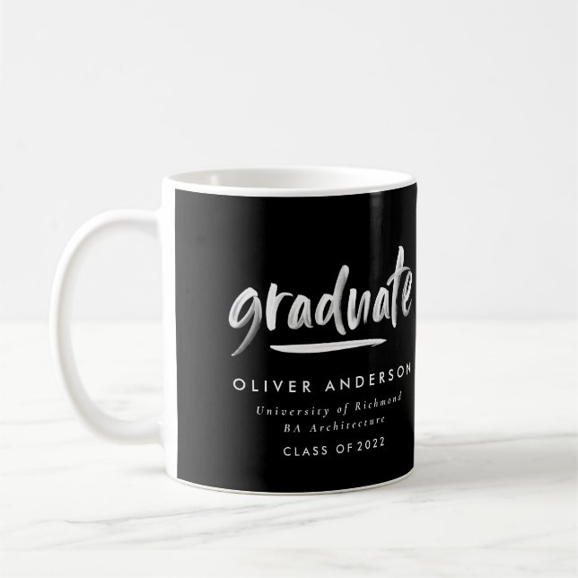 Moderner, zeitgenössischer Abschluss-Coff Kaffeetasse (Links)