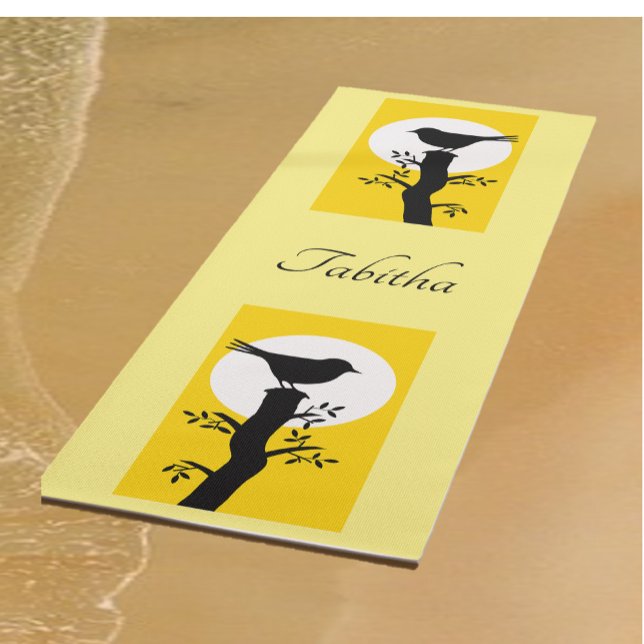 Moderner Zen Bird Yogamatte (Von Creator hochgeladen)