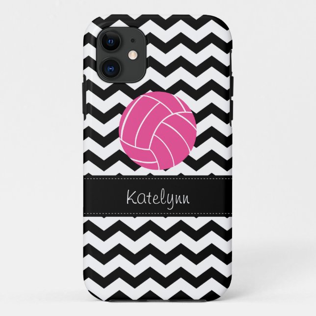 Moderner Zickzack Zickzack-Volleyball iPhone 5 Case-Mate iPhone Hülle (Rückseite)