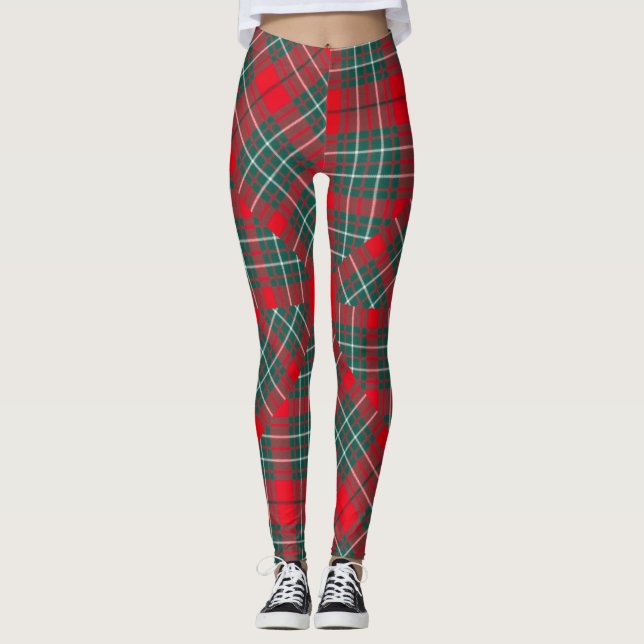 MODERNER ZOLLTARTAN LEGGINGS (Vorderseite)