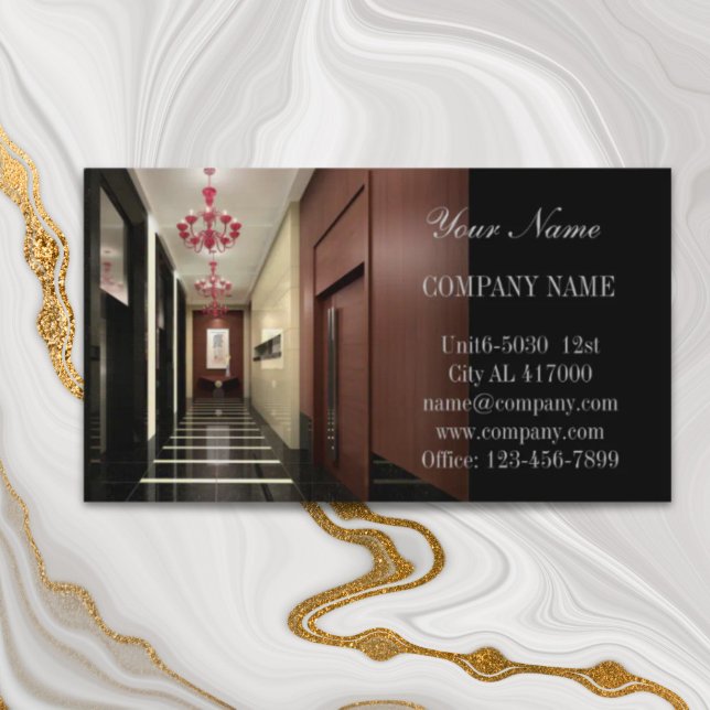 Moderner Zuhause Stager Renovierung Innenarchitekt Visitenkarte (Modern Home Stager Renovation interior designer Business Card)