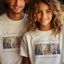 Modernes 3-Foto-Fest Loved Beerdigung/Memorial