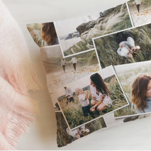 Modernes 5 Foto elegantes Fleecedecke Kissen