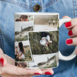 Modernes 5-Foto-Familiengeschenk Kaffeetasse<br><div class="desc">Moderne minimale Multi-Foto-Familie. Mit Platz für 5 Fotos. Ideal für Mütter,  Väter,  Groß,  Groß,  Groß aller Familienmitglieder,  Weihnachten,  Jahrestag,  Geburtstag,  Mütter Tag und Väter Tag.</div>