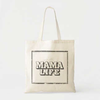 Modernes, abgenutztes "Mama Leben" minimalist Gesc Tragetasche