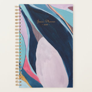 Modernes Abstrakt Art Personalisierter Planer