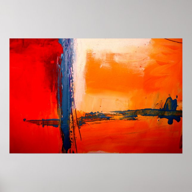 Modernes Abstrakt Art Poster (Vorne)