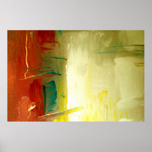 Modernes Abstrakt Art Poster