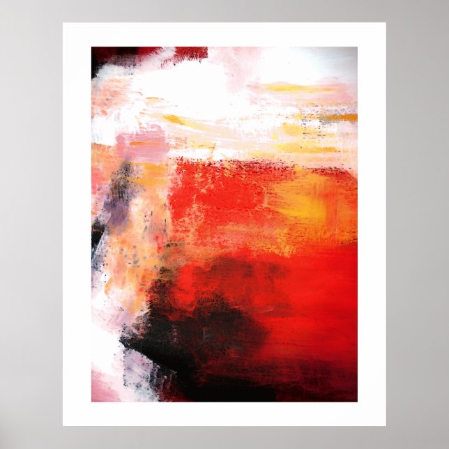 Modernes Abstrakt Art Poster - Minimalistische Kun (Vorne)