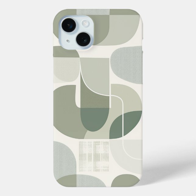 Modernes Abstrakt Case-Mate iPhone Hülle (Rückseite)