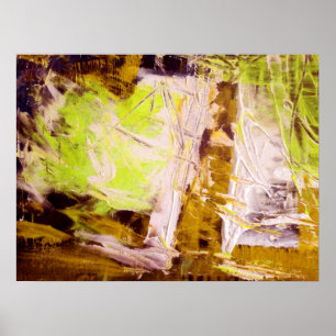 Modernes Abstrakt Expressionist Poster Print