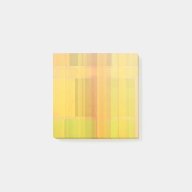 Modernes Abstrakt | Farbenfrohe Zitrusfarben Post-it Klebezettel (Vorderseite)