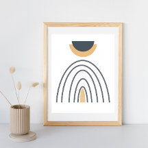 Modernes Abstrakt geometrisches Minimalistisches P