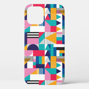 Modernes Abstrakt geometrisches nahtloses Muster Case-Mate iPhone Hülle
