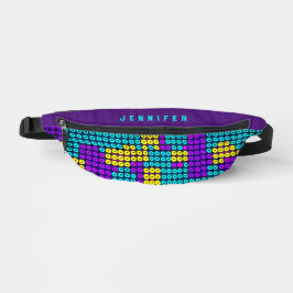 Modernes Abstrakt geometrisches Spielzeugmuster Bauchtasche