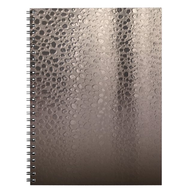 Modernes Abstrakt Glam Silver Rosa Blush Rose Gold Notizblock (Vorderseite)