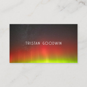 Modernes Abstrakt Glow Minimalistisch Visitenkarte