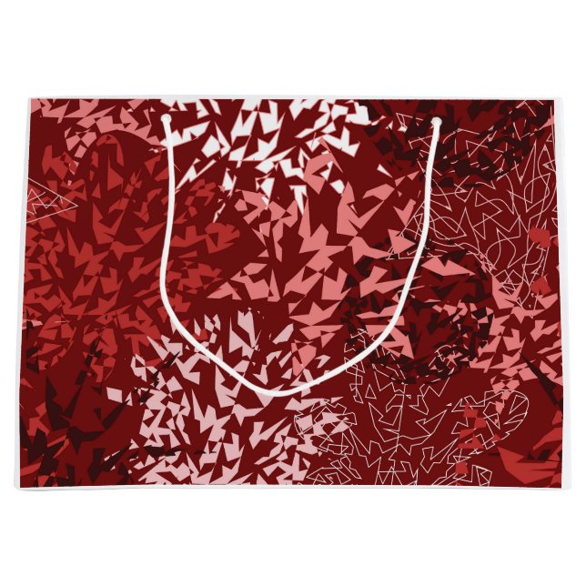 Modernes Abstrakt Große Geschenktüte (Vorderseite)