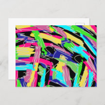 Modernes Abstrakt in Regenbogenfarben