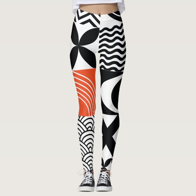 Modernes Abstrakt: Leinwand für künstlerisches Des Leggings (Vorderseite)