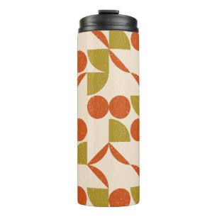 Modernes, abstrakt nahtloses geometrisches Muster Thermosbecher