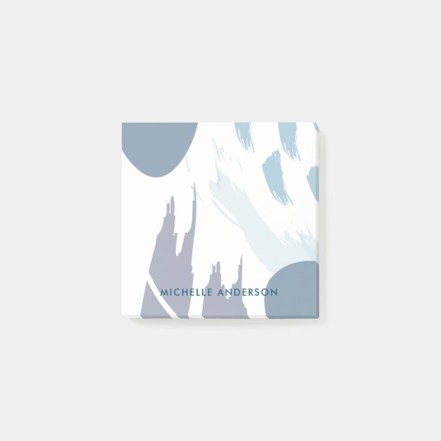 Modernes Abstrakt Post-it Klebezettel (Vorderseite)