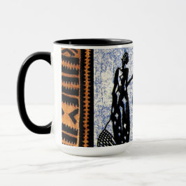 Modernes Abstraktes afrikanisches Design Tasse