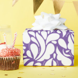 Modernes abstraktes Blattmuster Geschenkpapier