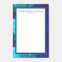 Modernes Abstraktes Blaues Türkis und Lila