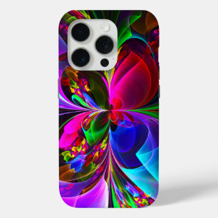 Modernes Abstraktes Blumenmuster Red Blue #12 Case-Mate iPhone Hülle