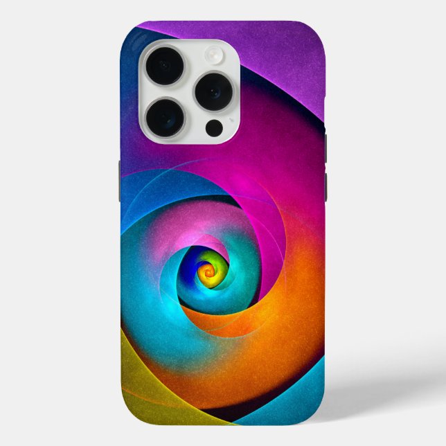 Modernes Abstraktes Blumenmuster Rosa Blaues Muste Case-Mate iPhone Hülle (Rückseite)
