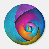 Modernes Abstraktes Blumenmuster Rosa Blaues Muste