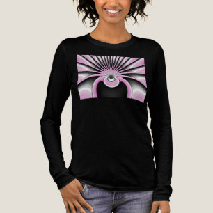 Modernes Abstraktes Crazy Fraktal Art Muster Tri-Blend Shirt