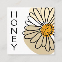 Modernes Abstraktes Daisy Honey Apiary