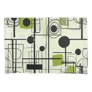 Modernes abstraktes Design, dynamische Linien Thro Kissenbezug