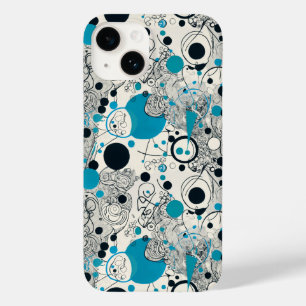 Modernes abstraktes Design, fließende Linien Kisse Case-Mate iPhone 14 Hülle