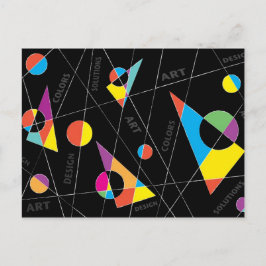 Modernes, Abstraktes Design | Postkarte