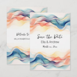 Modernes Abstraktes Design Save The Date