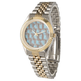 Modernes abstraktes Digitalmuster-Design 1229 Armbanduhr