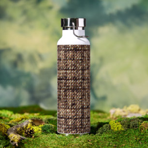 Modernes abstraktes Digitalmuster-Design 1247 Trinkflasche