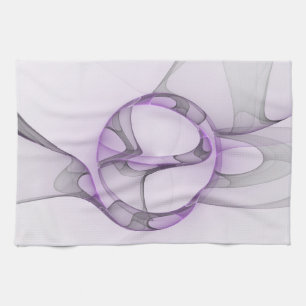 Modernes Abstraktes Fraktal Kunst, Dichtung und Mu Geschirrtuch