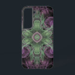 Modernes Abstraktes Fraktal Lila und grünes Design Samsung Galaxy Hülle<br><div class="desc">Modernes Abstraktes Fraktal Lila und Grün von Travis L. Lagasse von Flowstone Graphics.</div>