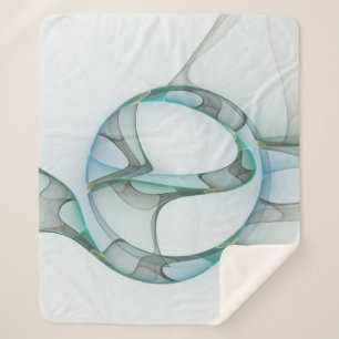 Modernes Abstraktes Fraktal Sherpadecke