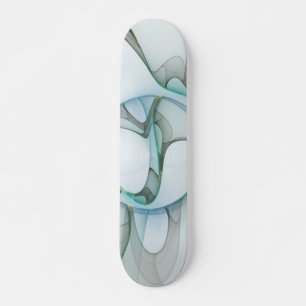 Modernes Abstraktes Fraktal Skateboard
