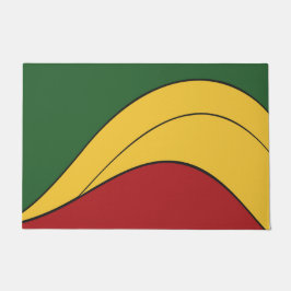 Modernes abstraktes fußmatte