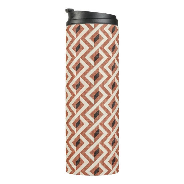 Modernes Abstraktes geometrisches 1 - Amaro, Panna Thermosbecher (Nach rechts gedreht)