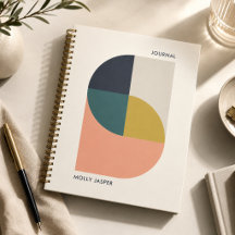 Modernes Abstraktes, geometrisches Minimaljournal